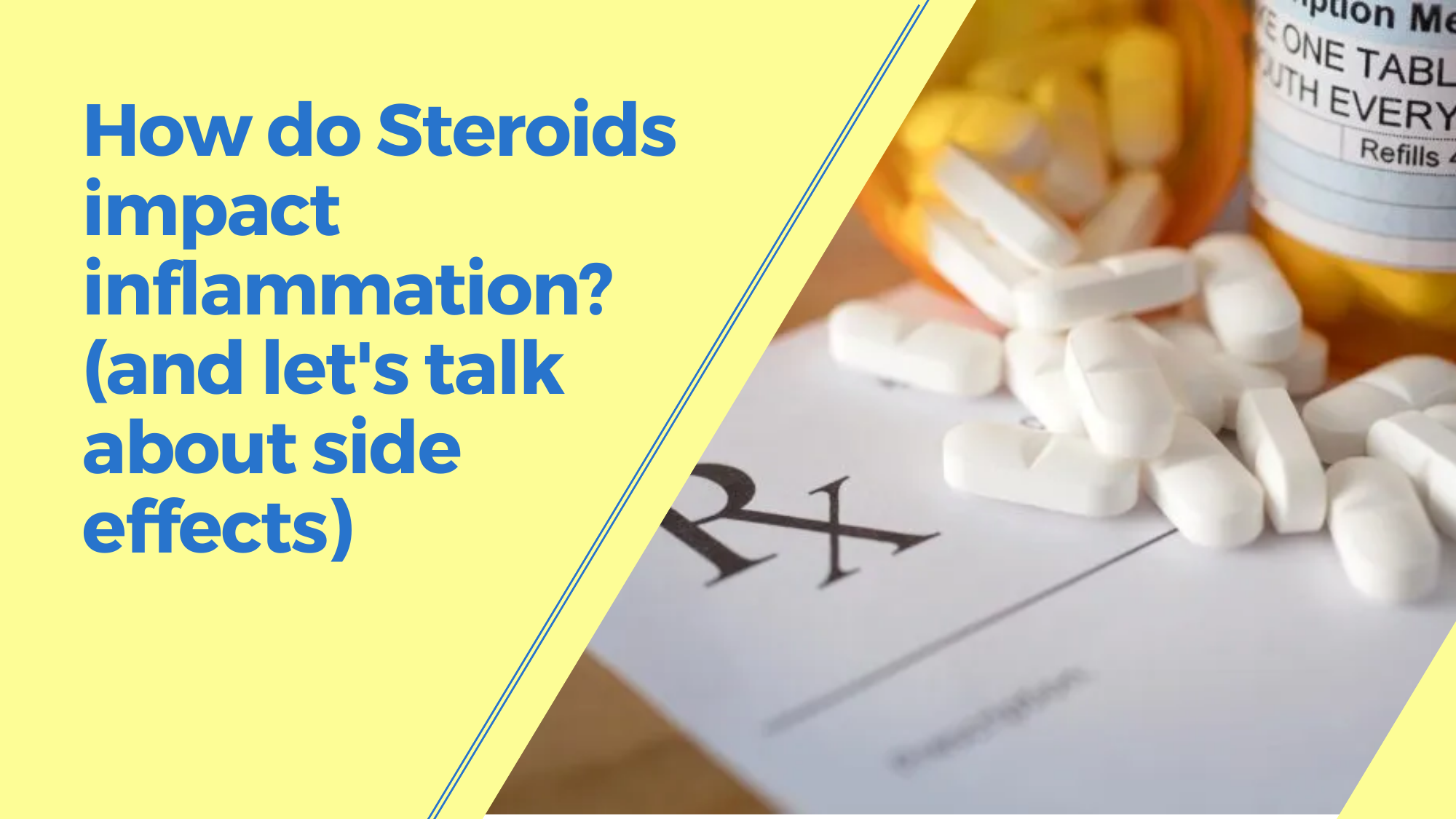 How do Steroids impact inflammation? (and let's talk about side effects)